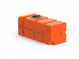 Пластиковая емкость горизонтальная FG-1000 (350 мм) (Оранжевый) 1